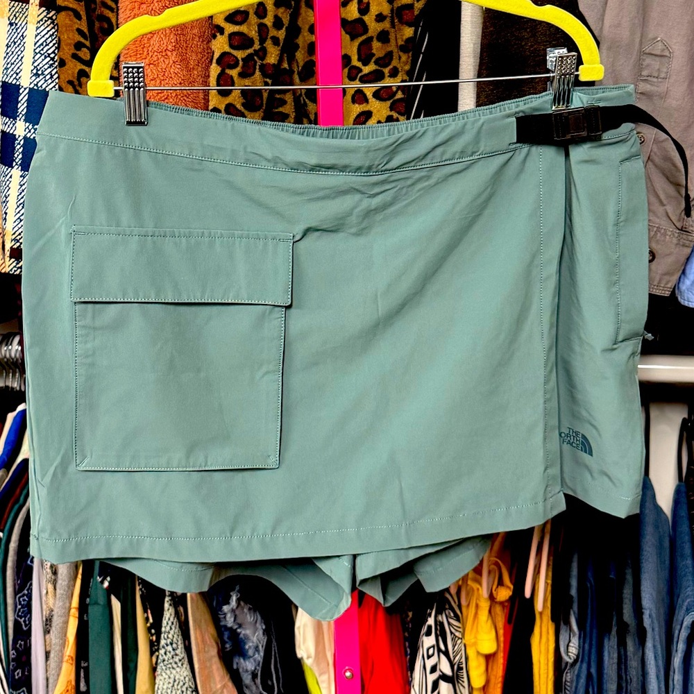 The North Face paramount women’s plus size 20W faux wrap skort slate blue zipper - Picture 7 of 7